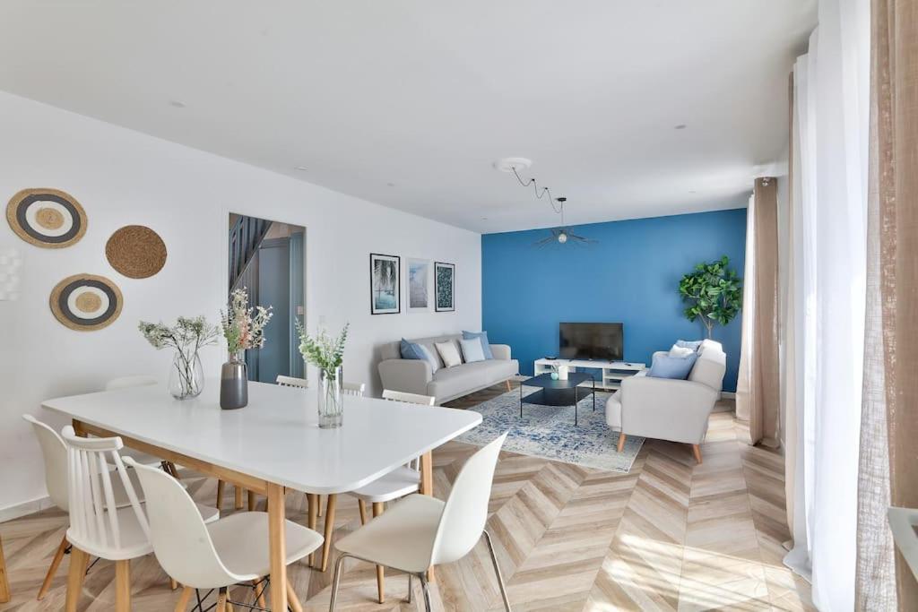 Parking Prive Gratuit - 15Mn Paris - Gare A Pied En 5Mn - Tout Equipee - Terrasse - Jardin - Stade De France - Casino D'Enghien - Hippodrome, Universite 에피네쉬르세느강 외부 사진